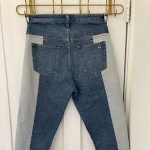 Two tone jeans